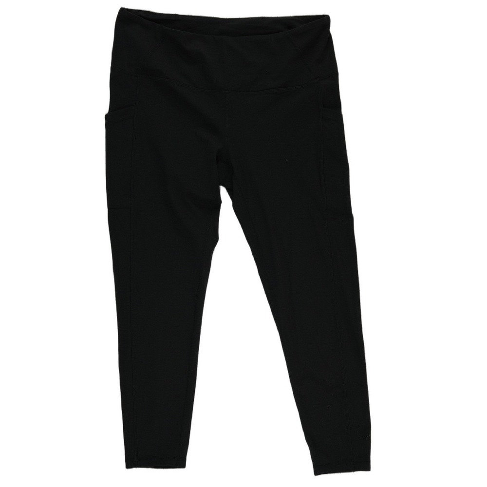 NWT prAna Electa Legging Plus Women's Size 2X Black High Waist Pockets Pants
